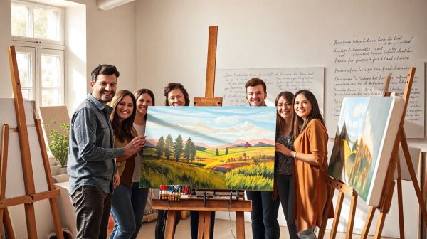Découvrez comment la peinture favorise l'esprit d'équipe